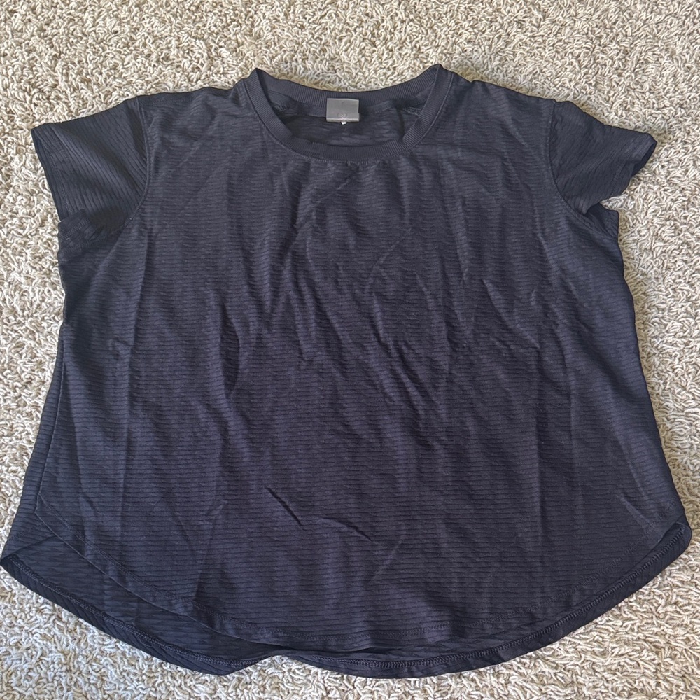 CALIA by Carrie Underwood Navy Short Sleeve Tee